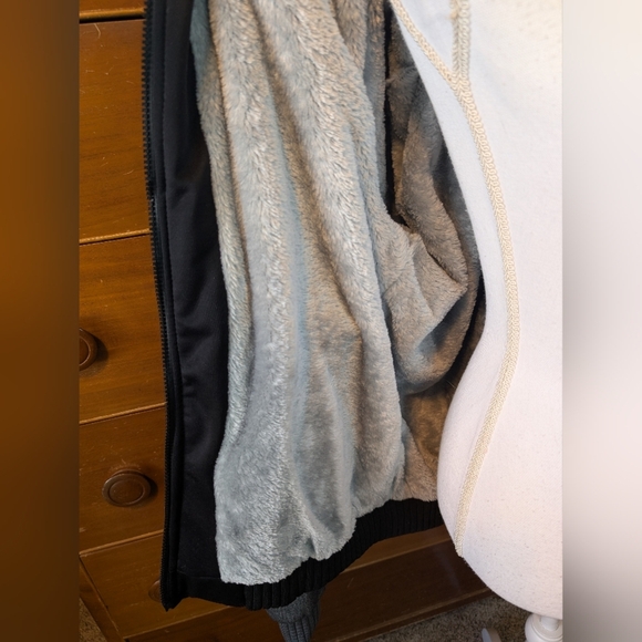 NFL GREEN BAY PACKER Full Zip Logo Sweatshirt Jacket SZ XL Faux Fur - Picture 12 of 15